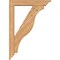 Ekena Millwork Funston Traditional Smooth Bracket w/ Offset Brace, Western Red Cedar, 5 1/2"W x 28"D x 40"H BKT0604X28X40FST01SWR - alternate 2